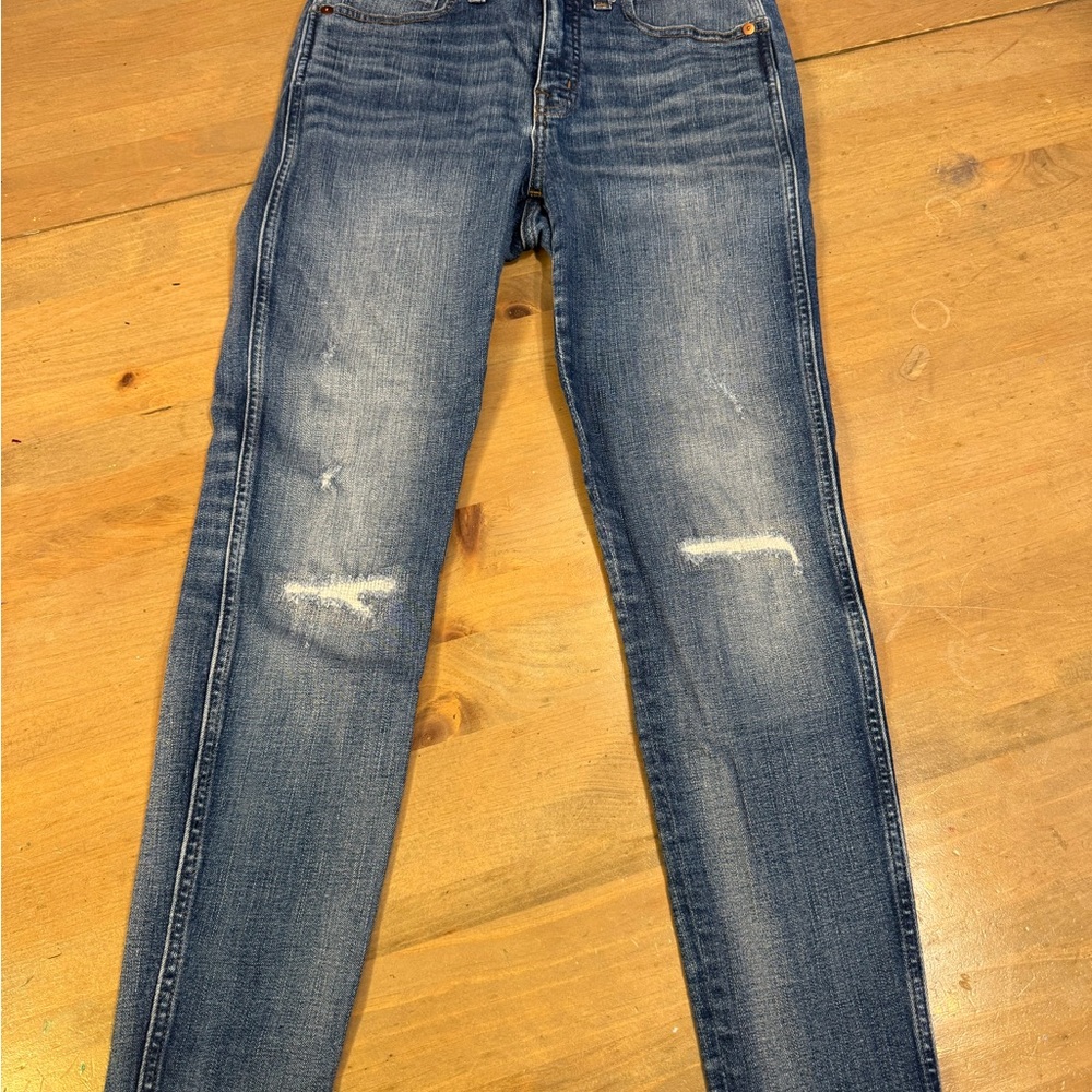 Madewell Women's Skinny Jeans in Medium Blue Wash